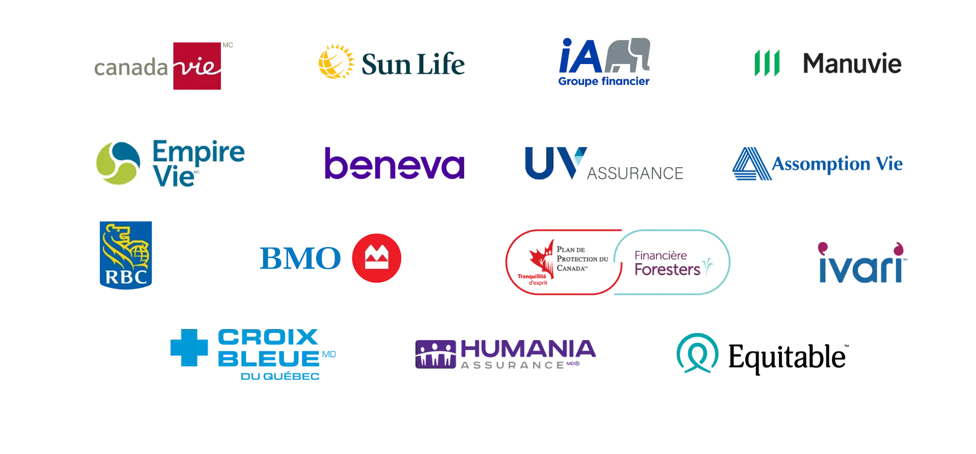 Logo des compagnies d'assurances de Finaplan